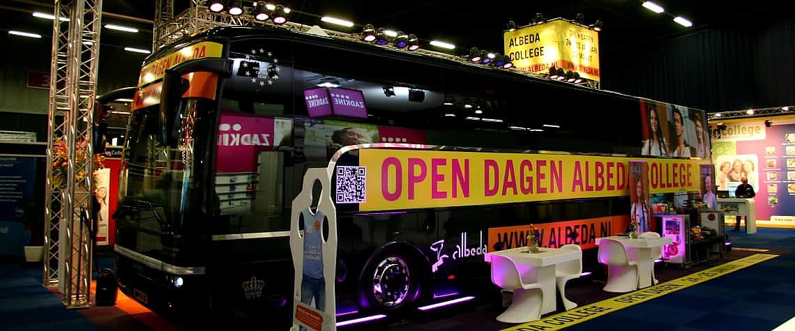 bus reclame branding albeda college