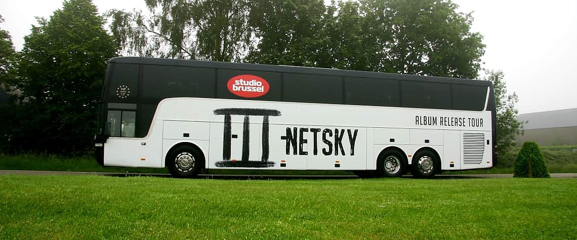 vergaderbus branding netsky