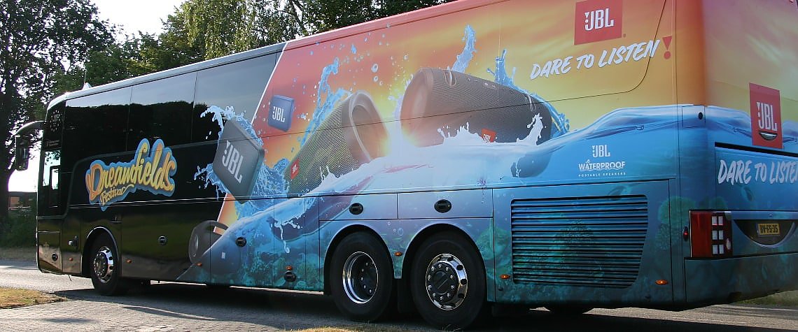 jbl branding partybus